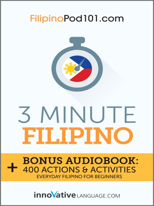 Cover image for 3 Minute Filipino
